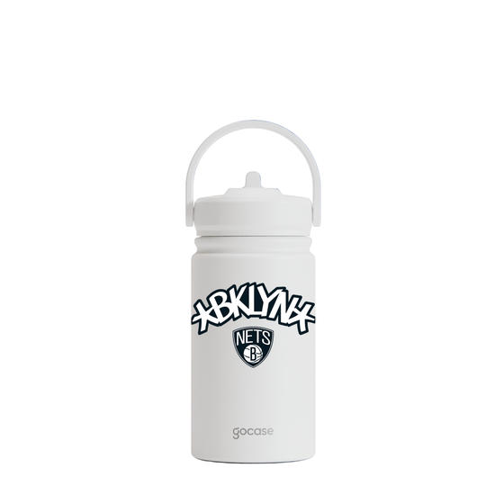 Garrafa Térmica Mini + Ebook - Brooklyn Nets - Logo