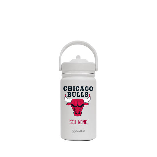 Garrafa Térmica Mini + Ebook - Chicago Bulls - Logo