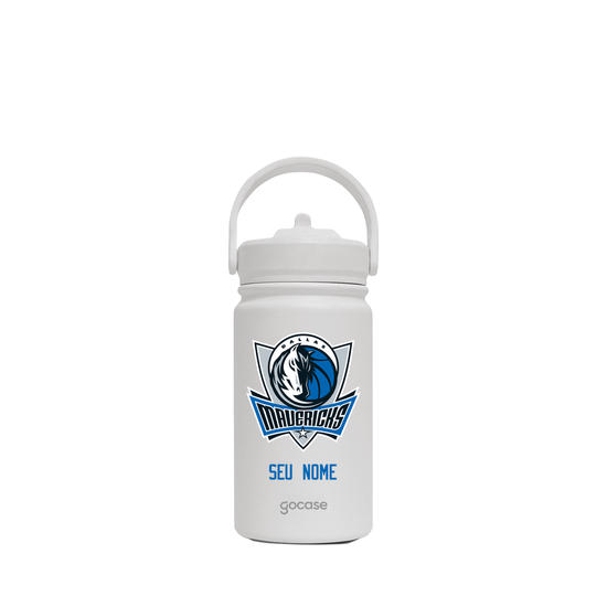 Garrafa Térmica Mini + Ebook - Dallas Mavericks - Logo
