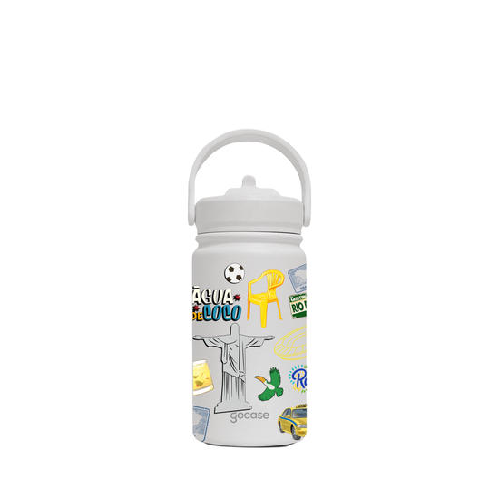Insulated Water Bottle Mini + Ebook - Garrafa Térmica Mini + Ebook - Copacabana