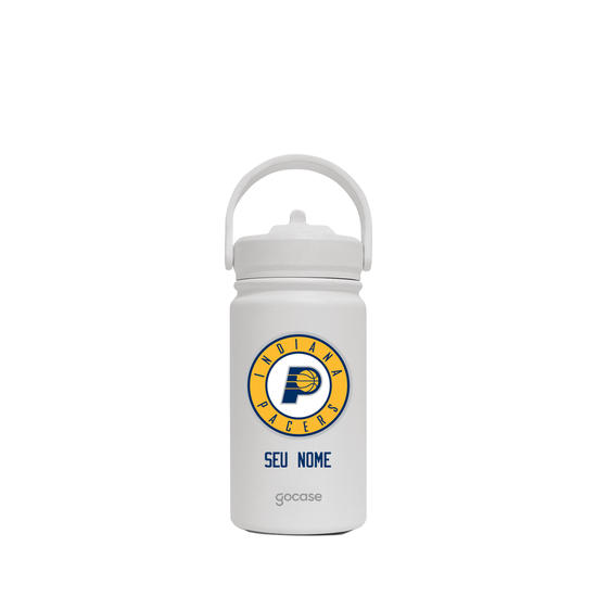 Garrafa Térmica Mini + Ebook - Indiana Pacers - Logo