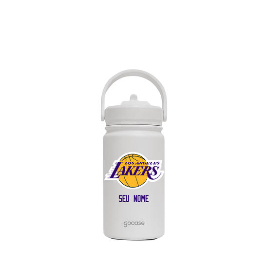 Garrafa Térmica Mini + Ebook - Los Angeles Lakers - Logo