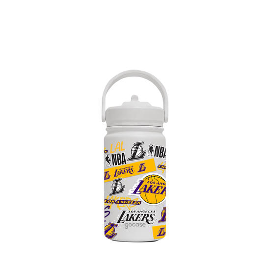 Garrafa Térmica Mini + Ebook - Los Angeles Lakers - Colagem