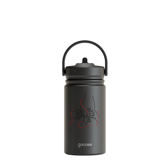 Garrafa Térmica Mini + Ebook - Mãe - O Fio Que Nos Conecta