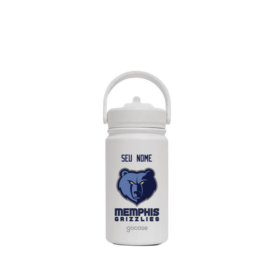 Garrafa Térmica Mini + Ebook - Memphis Grizzlies - Logo