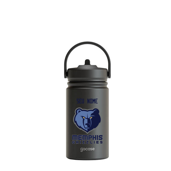 Garrafa Térmica Mini + Ebook - Memphis Grizzlies - Logo