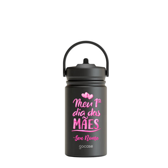 Garrafa Térmica Mini + Ebook - Meu 1 Dia das Mães