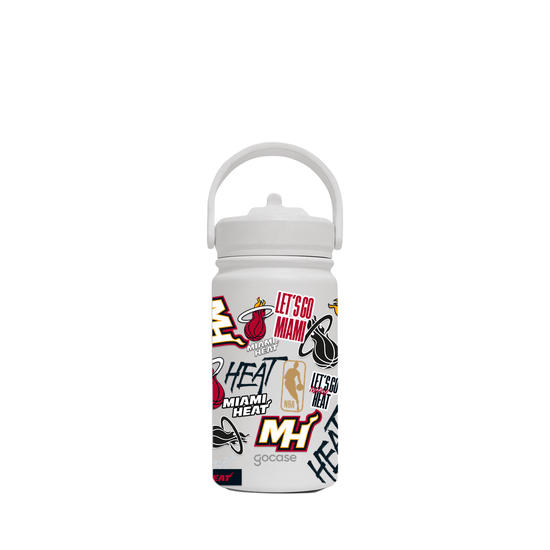 Garrafa Térmica Mini + Ebook - Miami Heat - Colagem