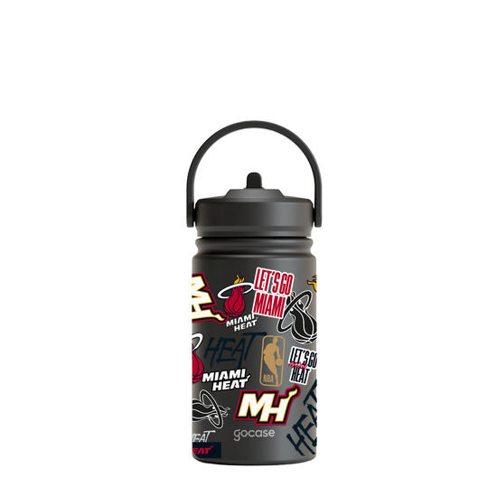 Garrafa Térmica Mini + Ebook - Miami Heat - Colagem