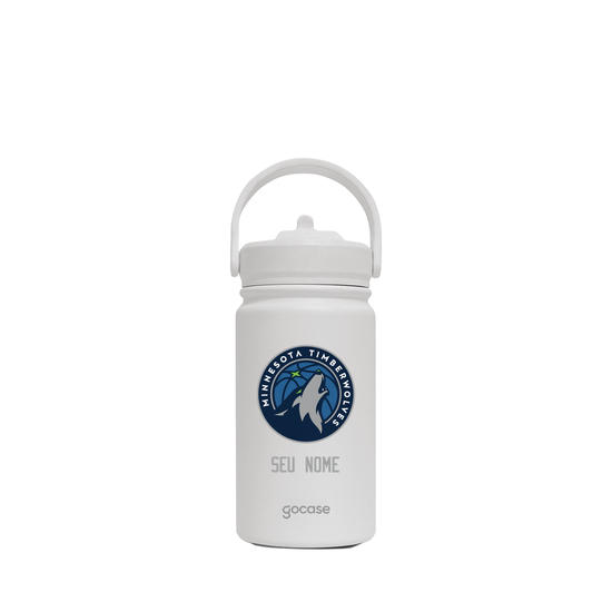 Garrafa Térmica Mini + Ebook - Minnesota Timberwolves - Logo