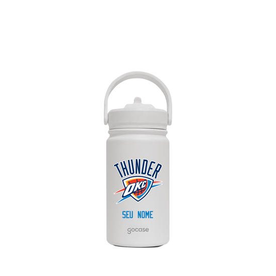 Garrafa Térmica Mini + Ebook - Oklahoma City Thunder - Logo