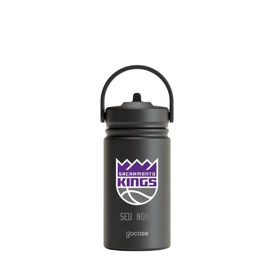 Garrafa Térmica Mini + Ebook - Sacramento Kings - Logo Garrafa Térmica Mini + Ebook - Sacramento Kings - Logo