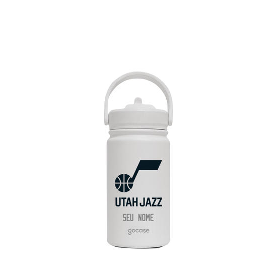 Garrafa Térmica Mini + Ebook - Utah Jazz - Logo