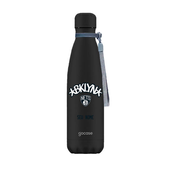 Garrafa Térmica Urban + Ebook - Brooklyn Nets - Logo