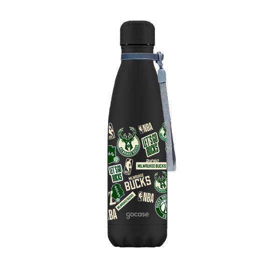 Garrafa Térmica Urban + Ebook - Milwaukee Bucks - Colagem