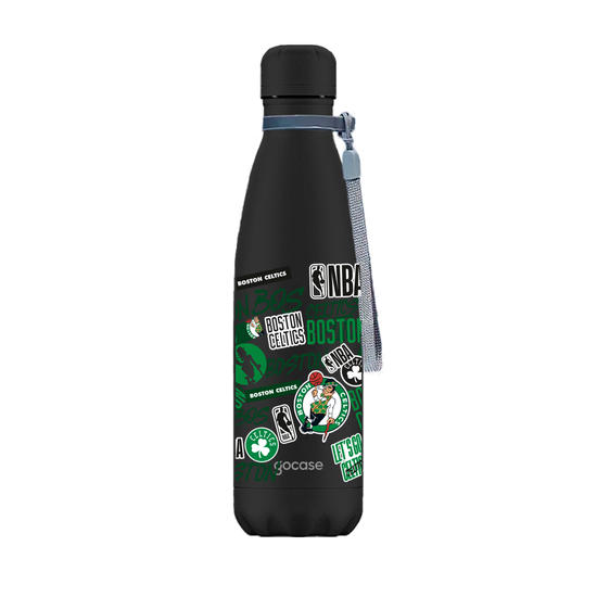 Garrafa Térmica Urban + Ebook - Boston Celtics - Colagem