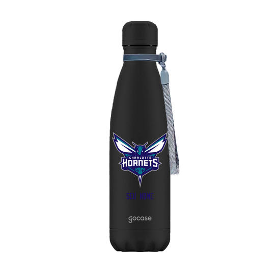 Garrafa Térmica Urban + Ebook - Charlotte Hornets - Logo
