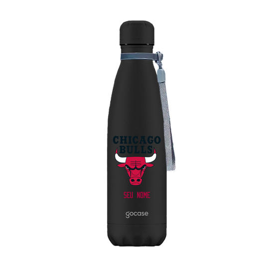 Garrafa Térmica Urban + Ebook - Chicago Bulls - Logo
