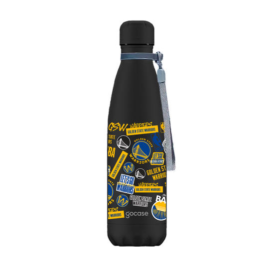 Garrafa Térmica Urban + Ebook - Golden State Warriors - Colagem
