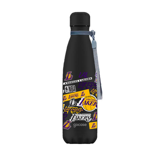 Garrafa Térmica Urban + Ebook - Los Angeles Lakers - Colagem