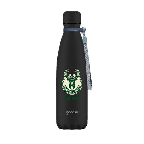Garrafa Térmica Urban + Ebook - Milwaukee Bucks - Logo