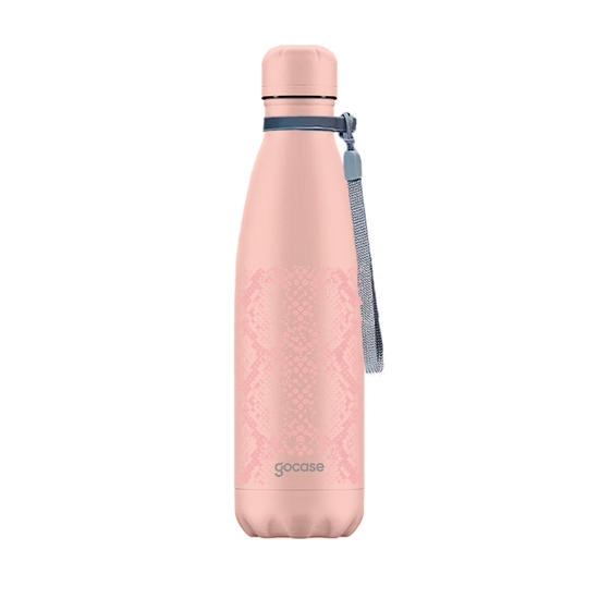 Garrafa Térmica Urban + Ebook - Cobra Print Rosa