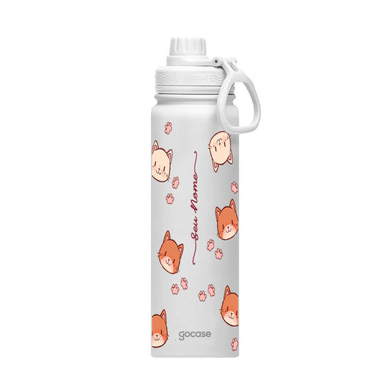  Garrafa Térmica Fresh - Charmes Felinos Manuscrito