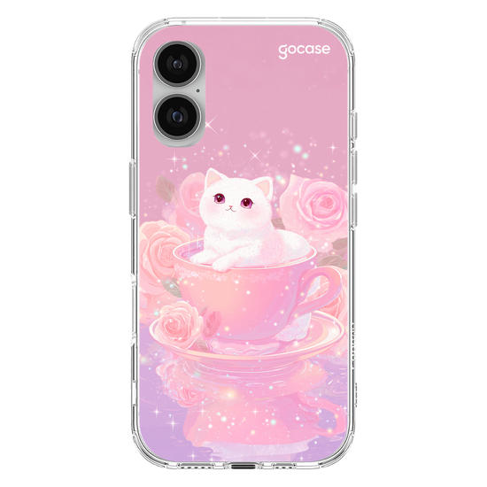 Capinha para celular  Gatinha Tea Time