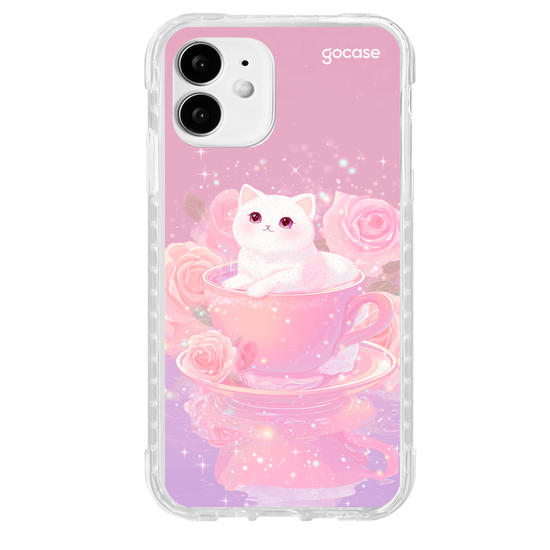 Capinha para celular  Gatinha Tea Time