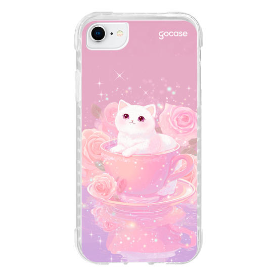 Capinha para celular  Gatinha Tea Time