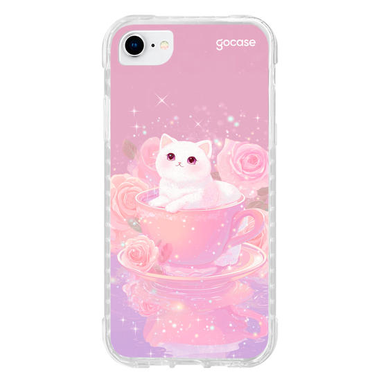Capinha para celular  Gatinha Tea Time