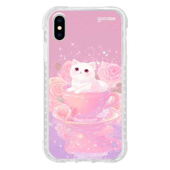 Capinha para celular  Gatinha Tea Time