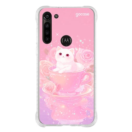 Capinha para celular  Gatinha Tea Time