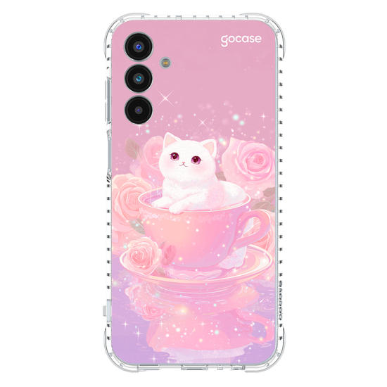 Capinha para celular  Gatinha Tea Time
