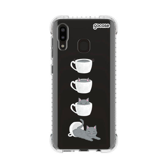 Capinha para celular Gatinho de café 