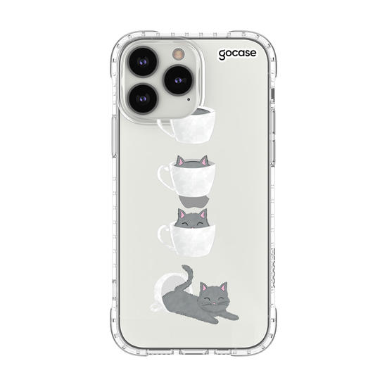 Capinha para celular Gatinho de café 