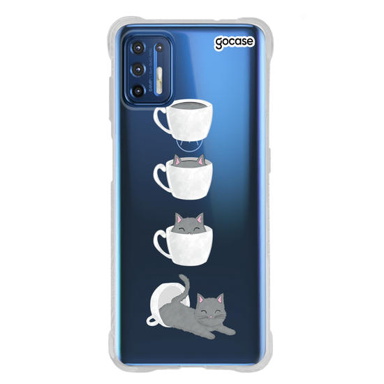 Capinha para celular Gatinho de café 