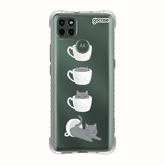 Capinha para celular Gatinho de café 