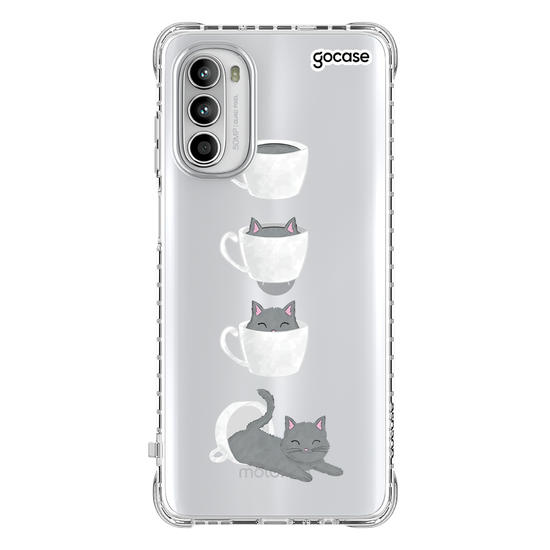 Capinha para celular Gatinho de café 