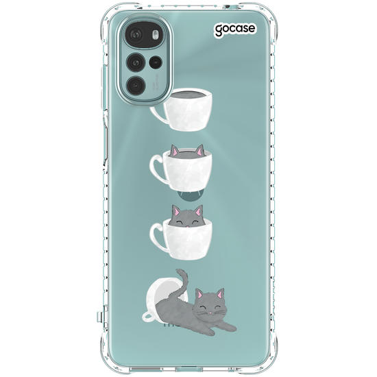 Capinha para celular Gatinho de café 