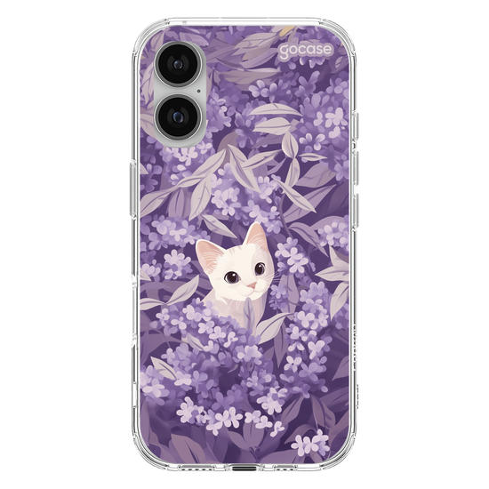 Capinha para celular  Gatinho em Lavanda