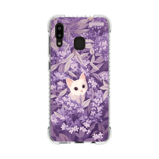 Capinha para celular  Gatinho em Lavanda