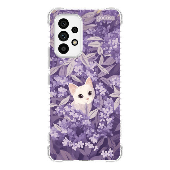 Capinha para celular  Gatinho em Lavanda