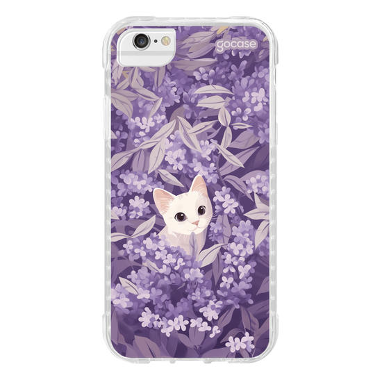 Capinha para celular  Gatinho em Lavanda