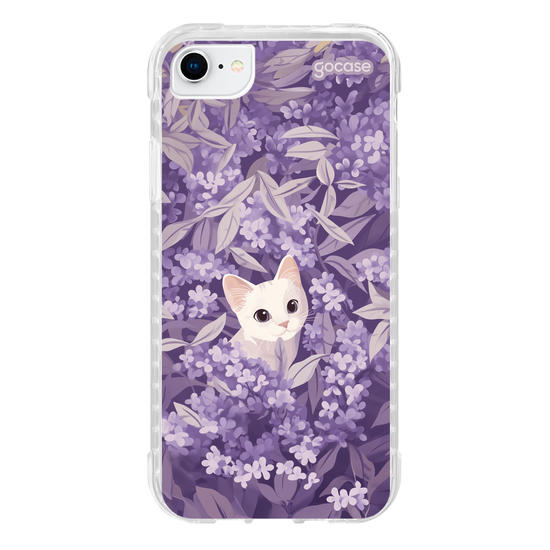 Capinha para celular  Gatinho em Lavanda