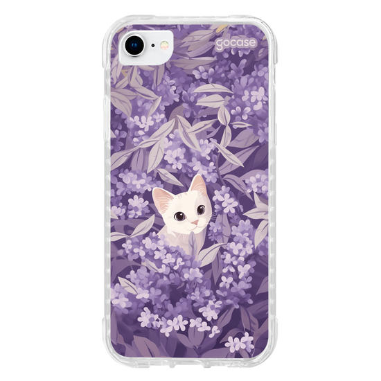 Capinha para celular  Gatinho em Lavanda