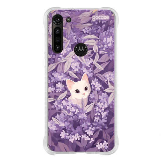 Capinha para celular  Gatinho em Lavanda