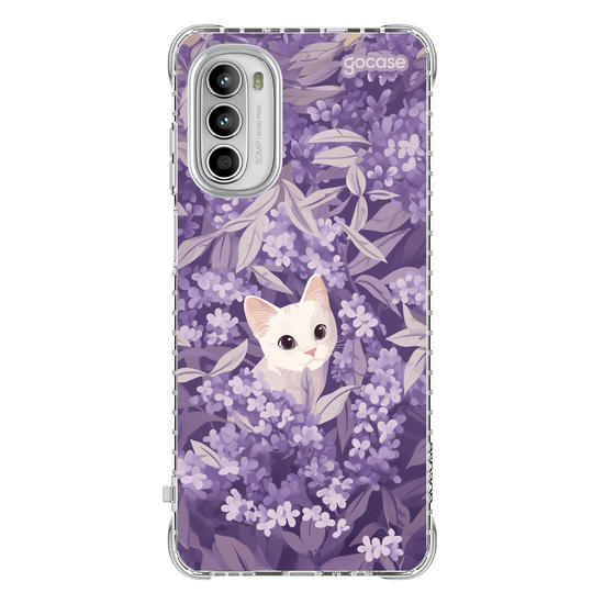 Capinha para celular  Gatinho em Lavanda