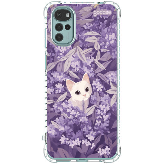 Capinha para celular  Gatinho em Lavanda