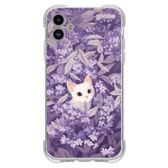 Capinha para celular  Gatinho em Lavanda